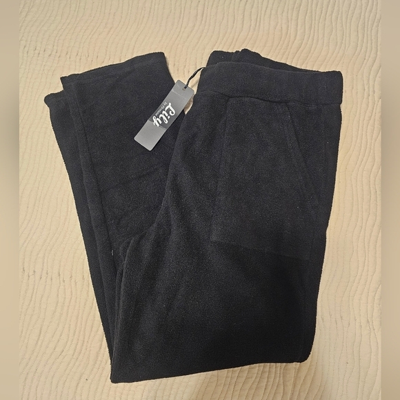 NWT Black Fleece Pants with Pockets Cozy Warm by Lily - Picture 1 of 7